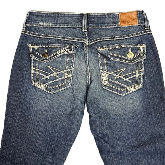 BKE Womens Culture Fit Denim Stretch Crop Capri Pants Jeans Size 30 - Picture 6 of 11